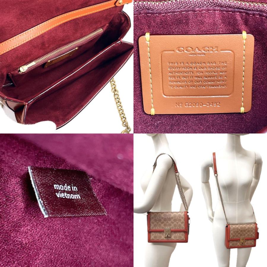 coach ハットンチェーンショルダーバッグ　 本体と付属袋のみ COACH コーチ ショルダーバッグ 3492 ハットンチェーンショルダー