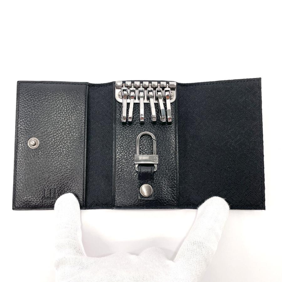 dunhill（ダンヒル） キーケース 7連 L2LH50Z PVC/レザー ブラック