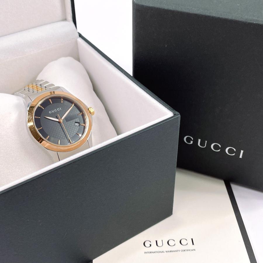 GUCCI（グッチ） 腕時計 126.4 Gタイムレス GP/ステンレススチール