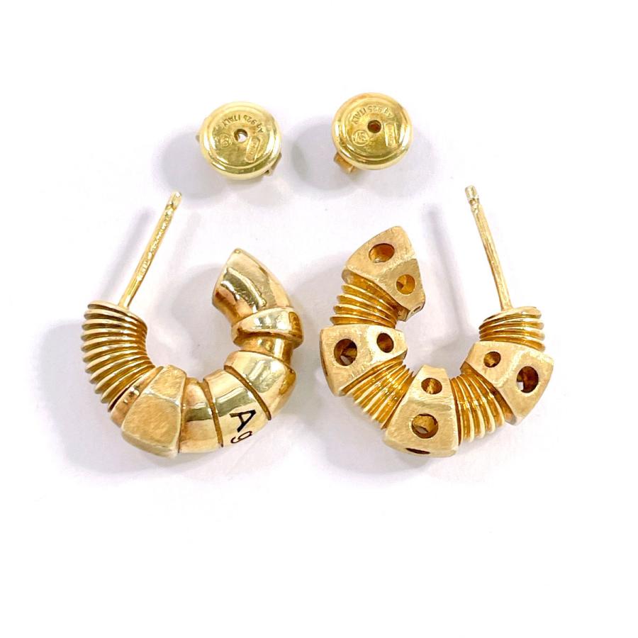 ボッテガヴェネタ BOTTEGAVENETA ピアス スレッド フープピアス