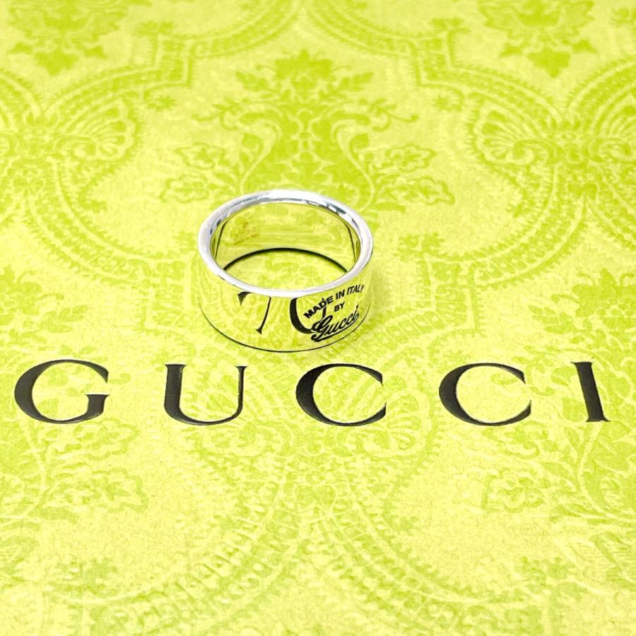 16.5号 グッチ GUCCI リング・指輪 シルバー925 筆記体 ロゴ アクセサリー ジュエリー 新品仕上げ済み｜jpbrands｜02