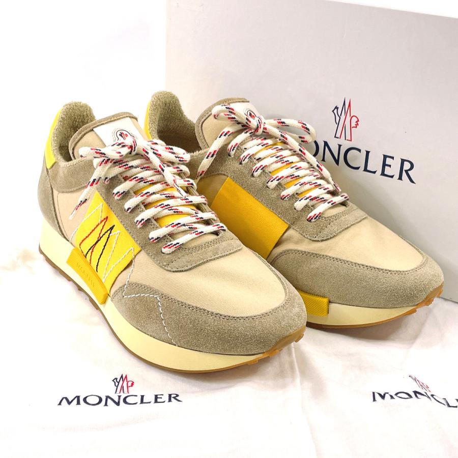 MONCLER（モンクレール） スニーカー HORACE 刺繍 異素材 スウェード 