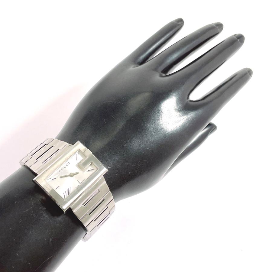 GUCCI（グッチ） 腕時計 100L Gレクタングル ステンレススチール