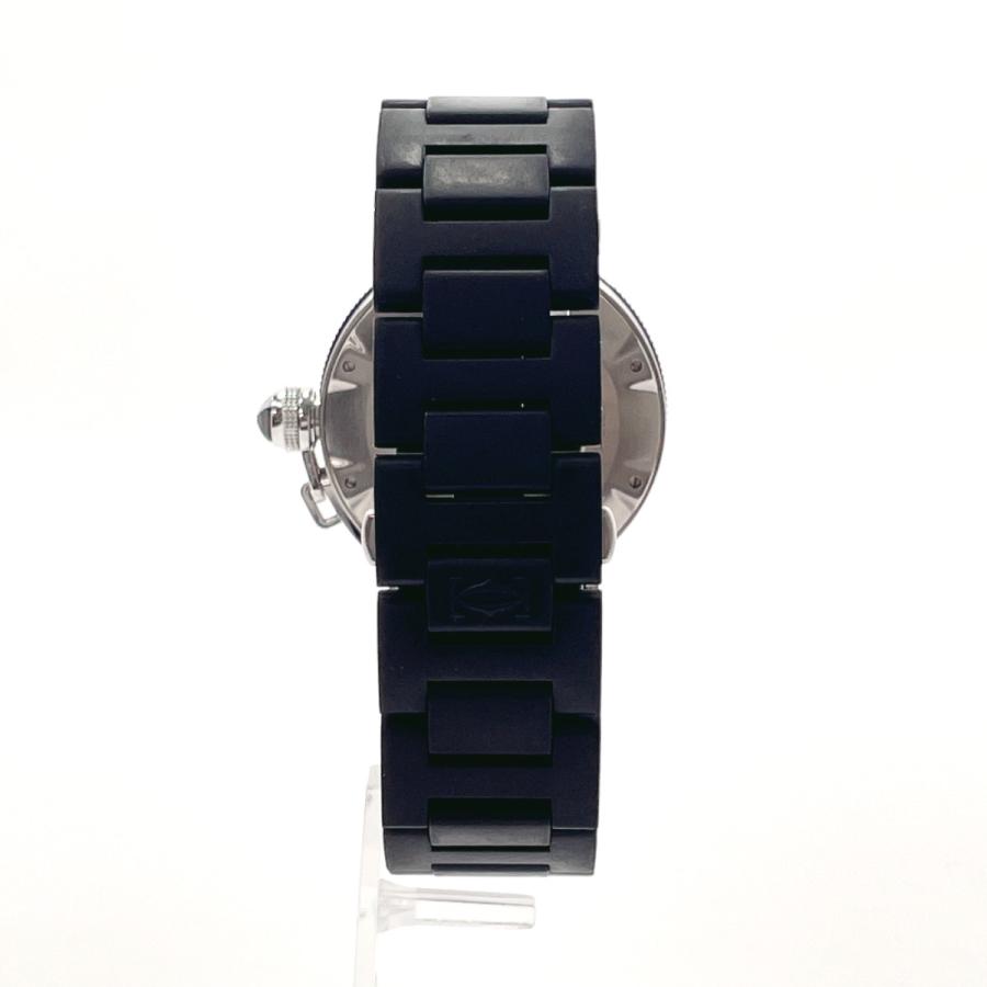 カルティエ CARTIER 腕時計 W31077U2 パシャ シータイマー ラバー/ステンレススチール ブラック 自動巻き｜jpbrands｜03
