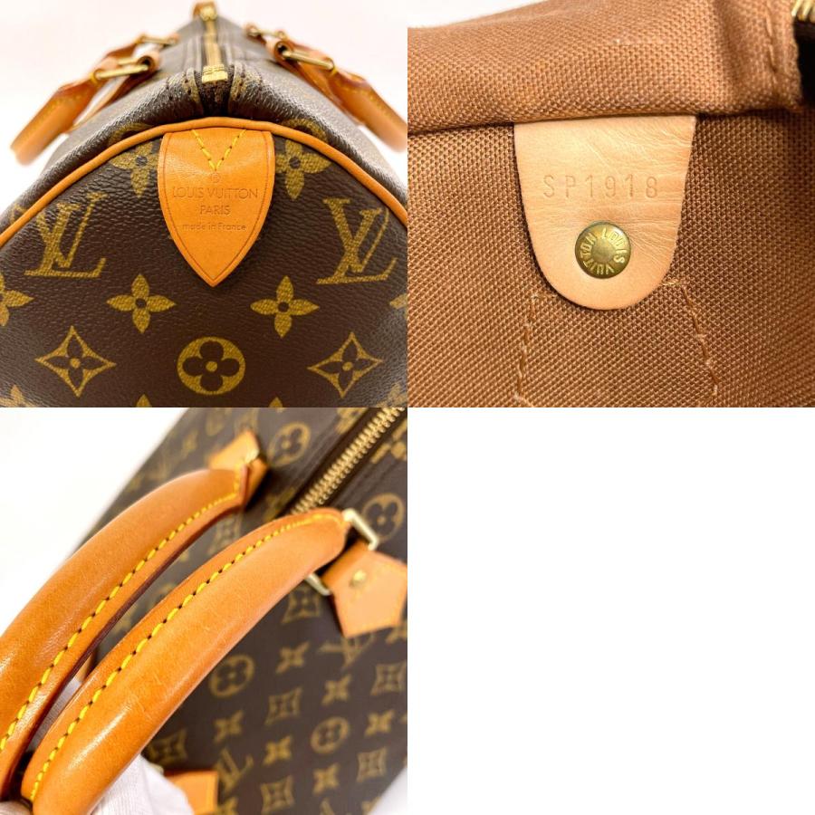 ルイヴィトン LOUIS VUITTON ハンドバッグ ミニボストン M41526 スピーディ 30 モノグラムキャンバス/ヌメ革 ブラウン｜jpbrands｜10