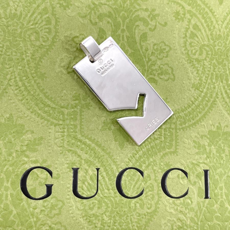 GUCCI（グッチ） ペンダントトップ 星座 ARIES おひつじ座 プレート
