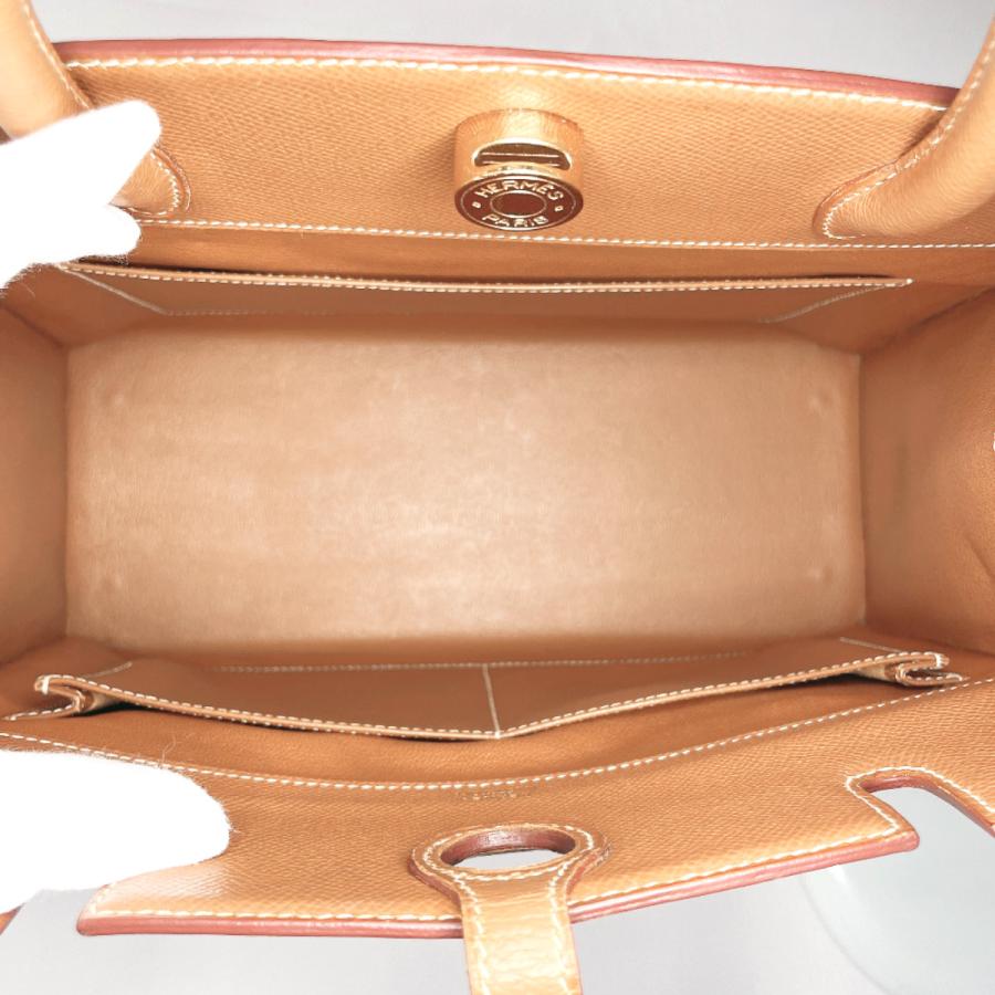 HERMES（エルメス） ハンドバッグ ダルヴィ MM クシュベル ブラウン 〇