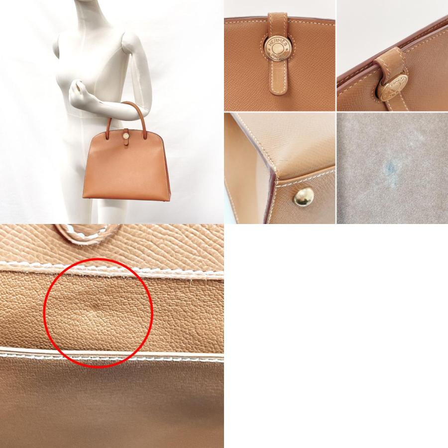 HERMES（エルメス） ハンドバッグ ダルヴィ MM クシュベル ブラウン 〇