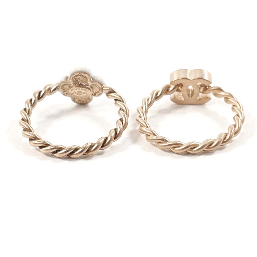 CHANEL 10号 シャネル リング・指輪 2本セット カメリア ココ CHANEL 10号 シャネル リング・指輪 2本セット カメリア ココ