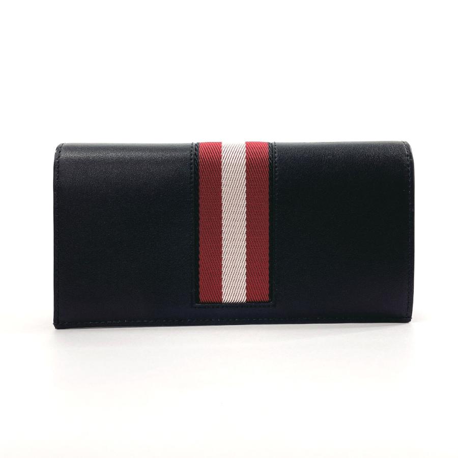 未使用　BALLY 長財布　レザー　黒　イタリア製　ユニセックス　男女兼用 Bally（バリー） 【未使用品 超美品】 二つ折り長財布 小銭入れ有り B