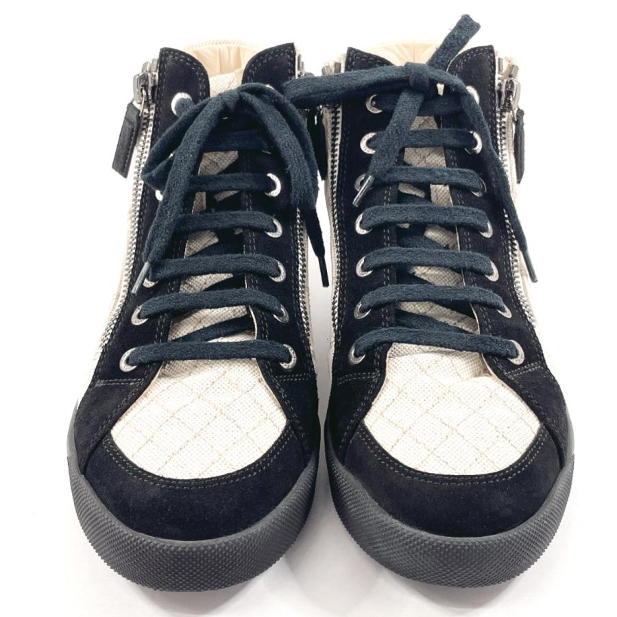 CHANEL シャネル　キャンバス　スニーカー23センチ シャネル☆スニーカー人気！(直営店) (CHANEL/スニーカー) 98076734