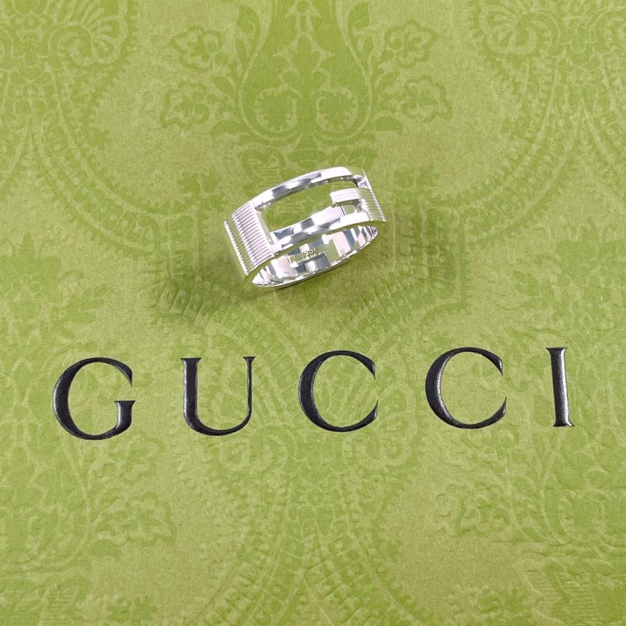 GUCCI（グッチ） 14号 リング・指輪 ブランデッド カットアウトG 表記