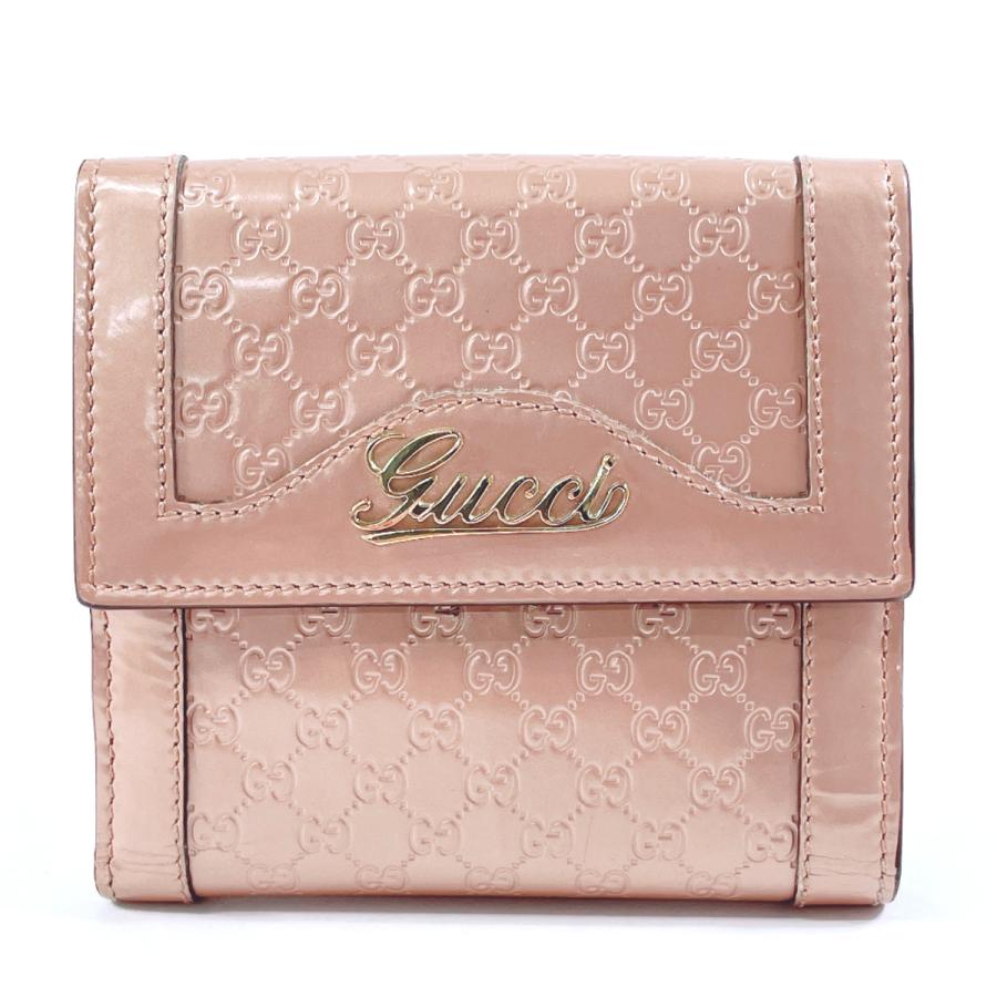 GUCCI グッチ 二つ折り財布 282412 Wホック マイクログッチシマ 