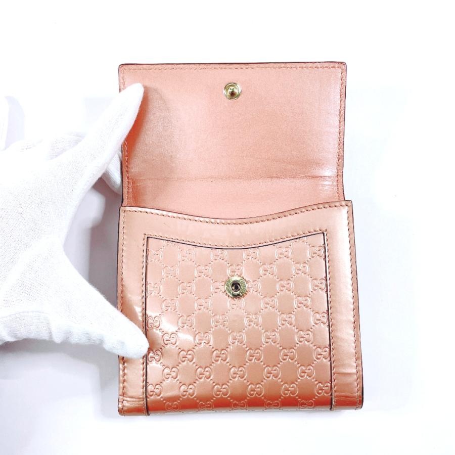 GUCCI（グッチ） 二つ折り財布 282412 Wホック マイクログッチシマ