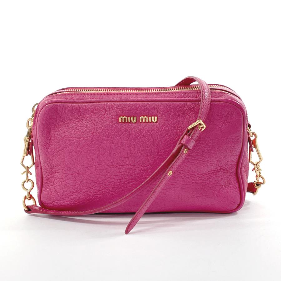 miu ミュウミュウ MIU ショルダーバッグ ポシェット マドラス miu ミュウミュウ MIU ショルダーバッグ ポシェット マドラス
