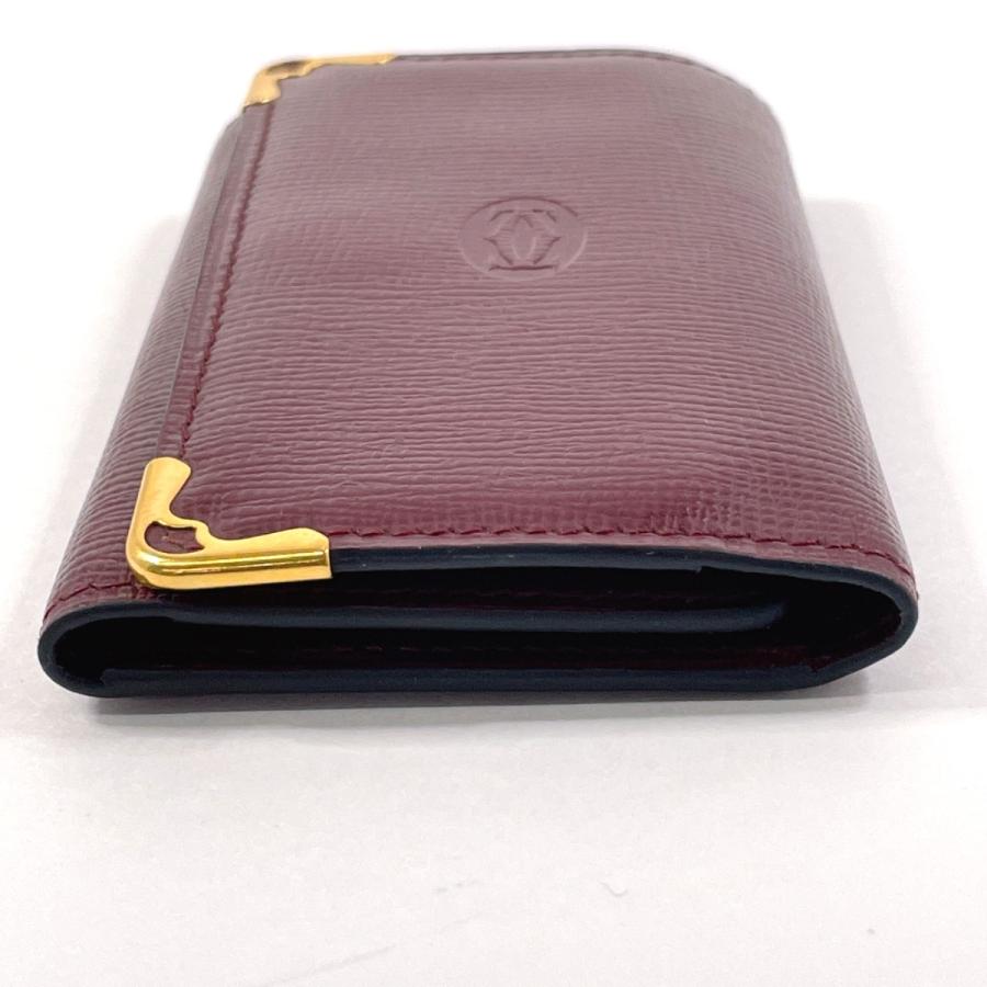 Cartier（カルティエ） キーケース マストライン 6連 レザー ボルドー