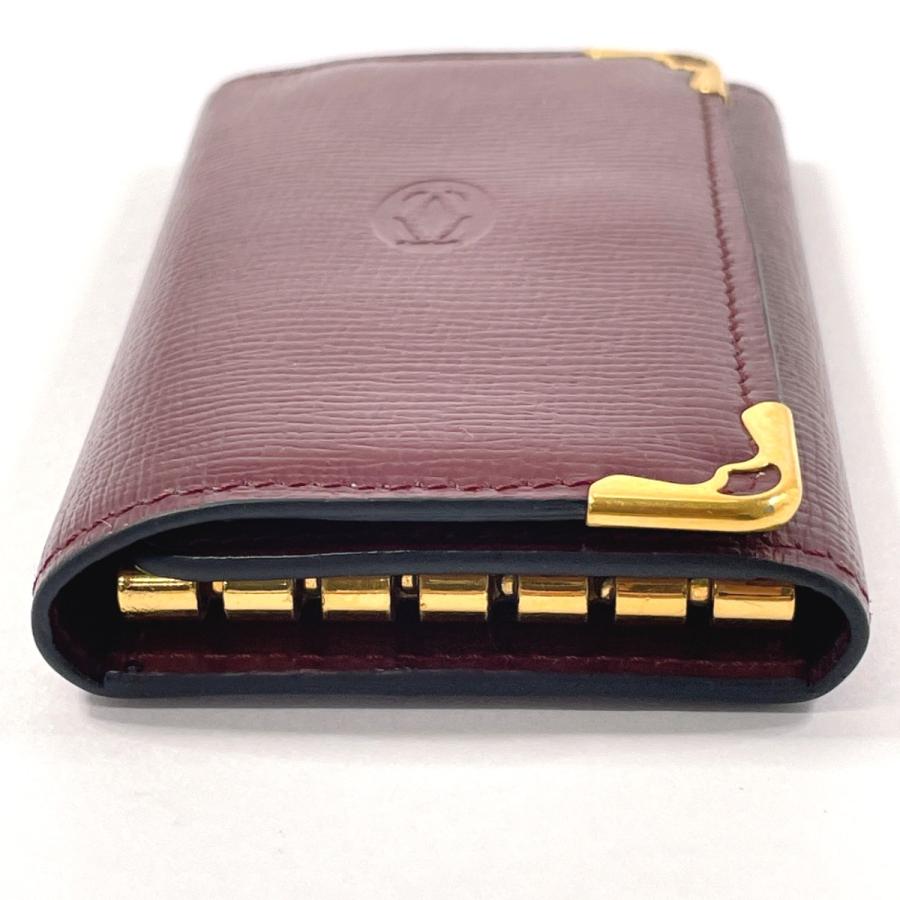 Cartier（カルティエ） キーケース マストライン 6連 レザー ボルドー
