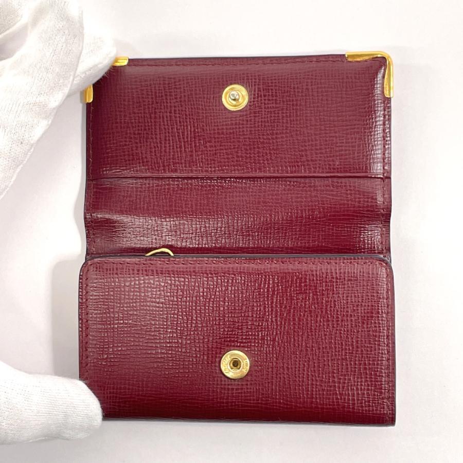 Cartier（カルティエ） キーケース マストライン 6連 レザー ボルドー