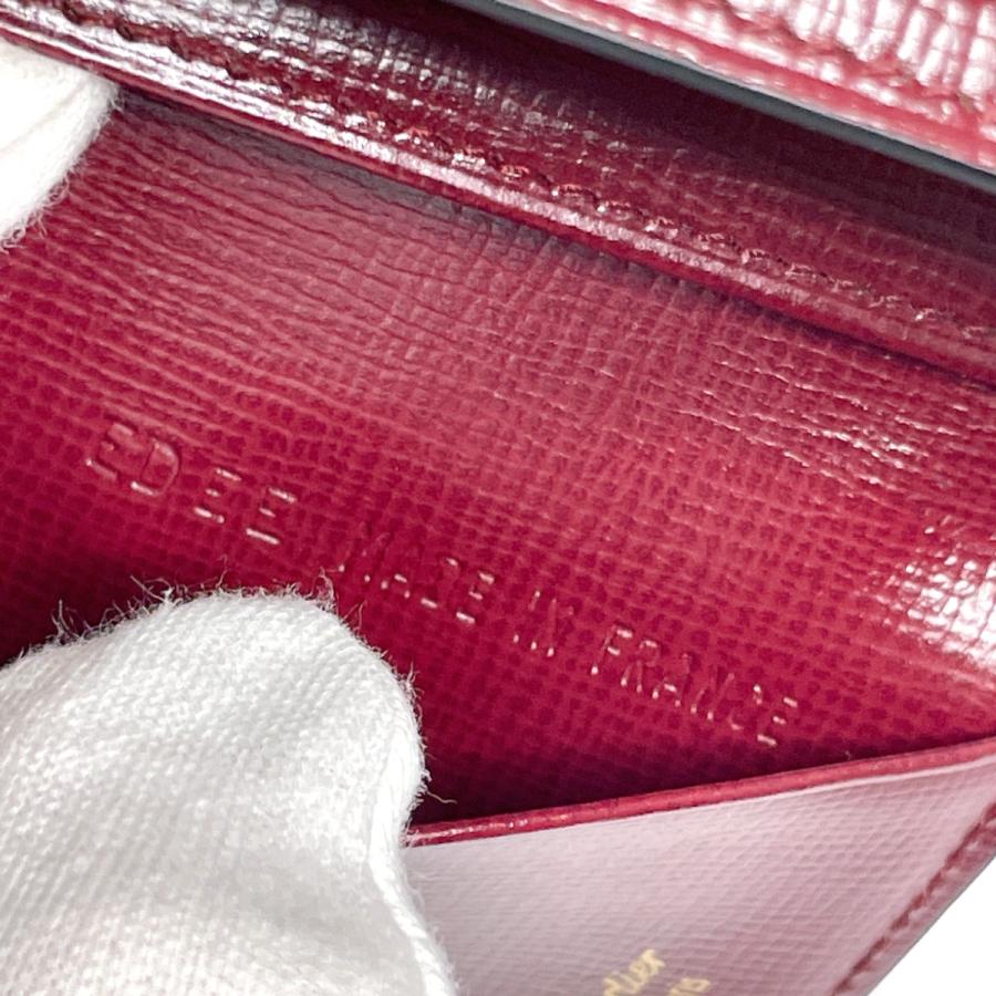 Cartier（カルティエ） キーケース マストライン 6連 レザー ボルドー