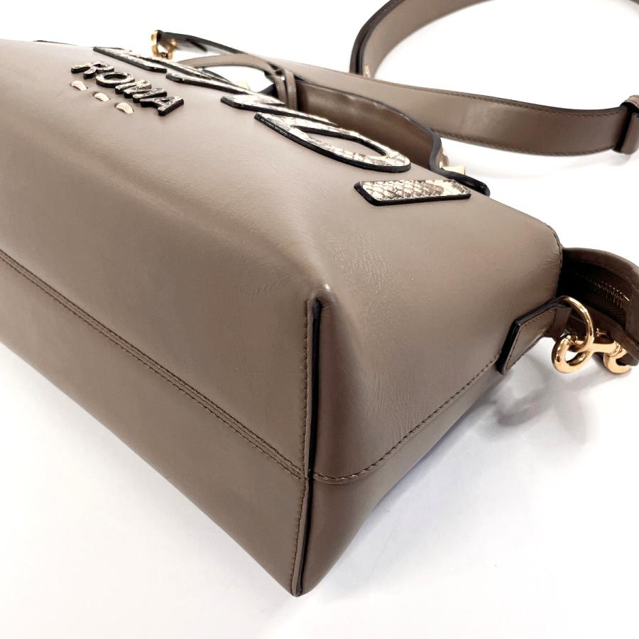 ★3日以内返品可★ FENDI フェンディ 8BL146 バイザウェイ ミディアム ベージュ ブラウン 2WAYバッグ 美品 FENDI（フェンディ） ハンドバッグ ショルダーバッグ 8BL146