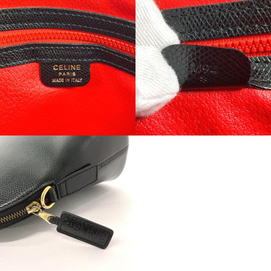 CELINE セリーヌ ハンドバッグ ボリード型 ヴィンテージ レザー CELINE セリーヌ ハンドバッグ ボリード型 ヴィンテージ レザー