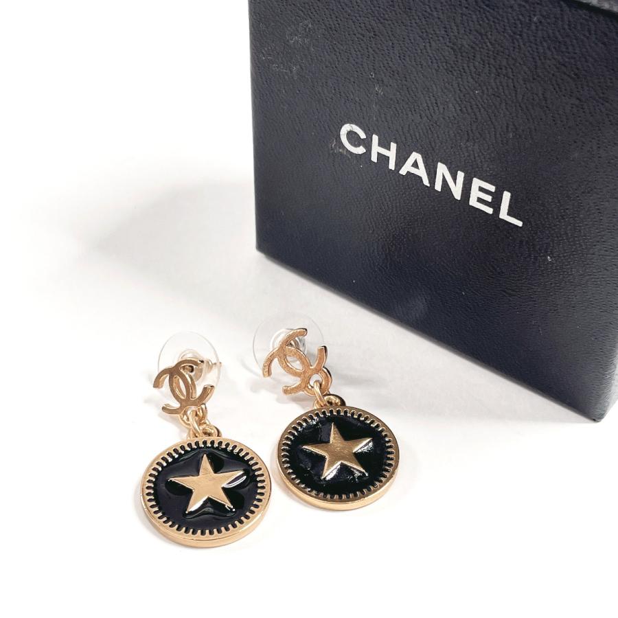 CHANEL（シャネル） ピアス ココマーク メタル/合成樹脂 ゴールド