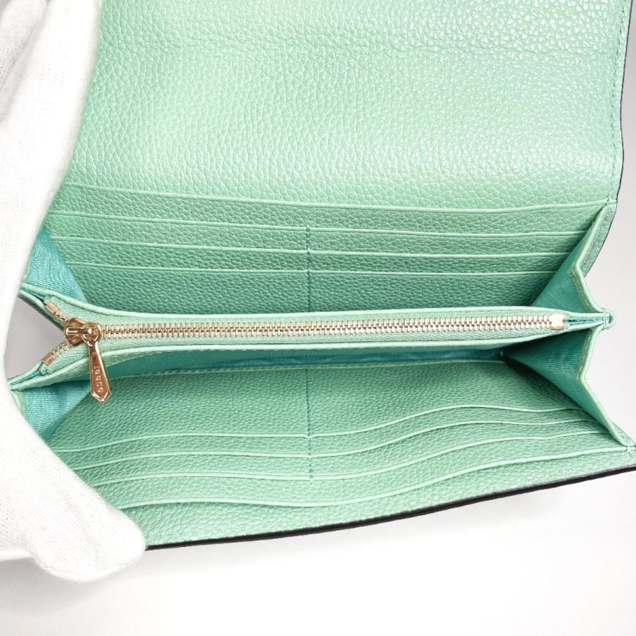 GUCCI ミントカラー 長財布 GUCCI（グッチ） 送料無料 2つ折り長財布 GGマーモント