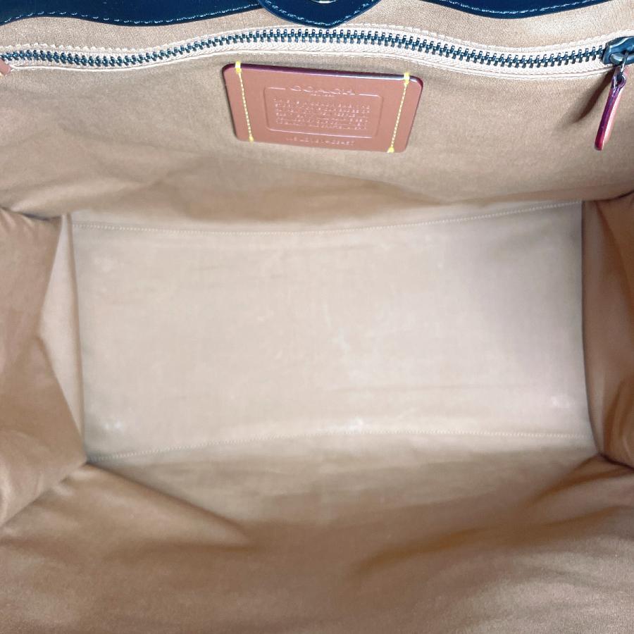 COACH（コーチ） トートバッグ C8457 ウィズ バッジ キャンバス/レザー
