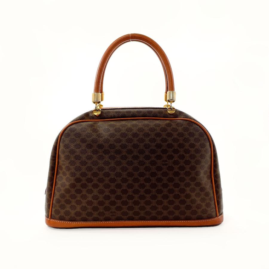 良品 CELINE セリーヌ ミニボストン ハンドバッグ マカダム PVC 茶 楽天市場】【バッグ】CELINE セリーヌ マカダム柄 ハンドバッグ