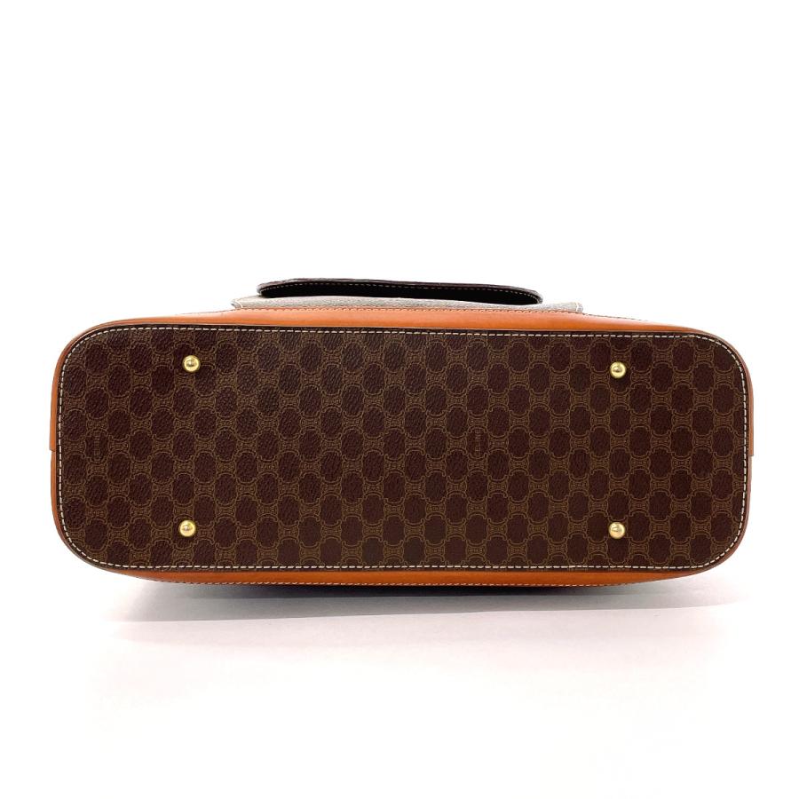 良品 CELINE セリーヌ ミニボストン ハンドバッグ マカダム PVC 茶 楽天市場】【バッグ】CELINE セリーヌ マカダム柄 ハンドバッグ