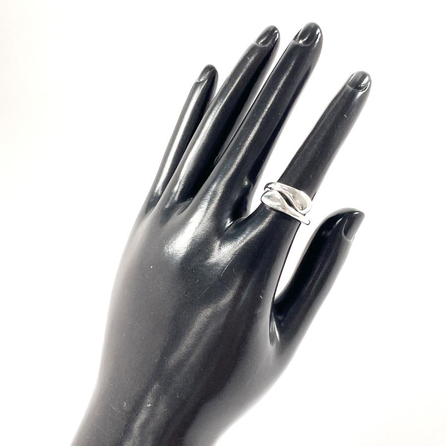 CHANEL シャネル リング 編み込み ヴィンテージ シルバー 925 7号 CHANEL 7号 シャネル リング・指輪 ヴィンテージ ウェーブ シルバー925