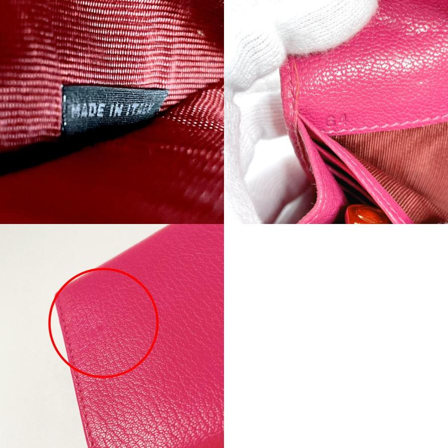 RFID搭載レア美品✨ミュウミュウ♡ビジューロゴフラップ長財布　マトラッセピンク miumiu ミュウミュウ マテラッセ ロゴ ラウンドジップレザーコンパクト