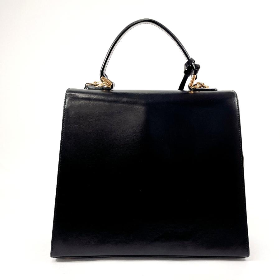 GUCCI（グッチ） ハンドバッグ 000/256/0192 レザー ブラック オールド