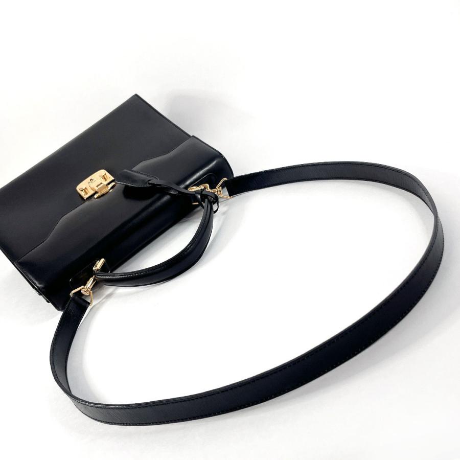 GUCCI（グッチ） ハンドバッグ 000/256/0192 レザー ブラック オールド