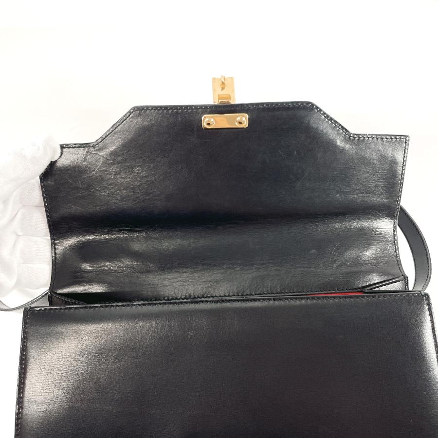 黒 ハンドバッグ グッチ GUCCI（グッチ） ハンドバッグ 000/256/0192 レザー ブラック オールド