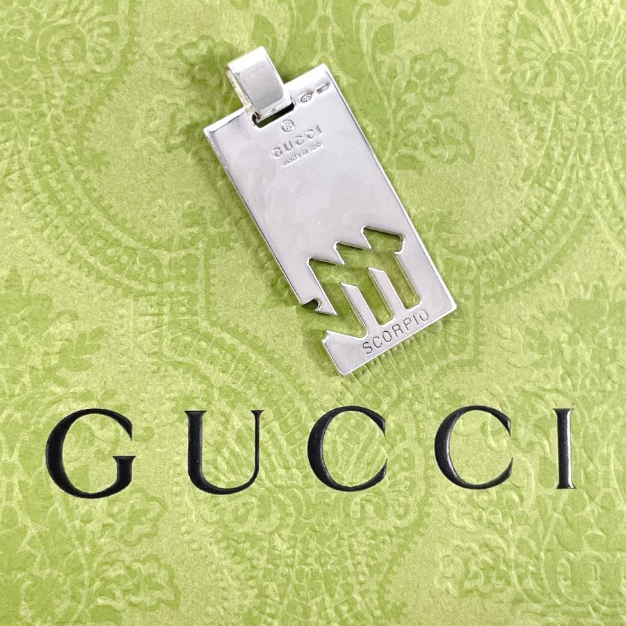 GUCCI（グッチ） ペンダントトップ 星座 SCORPIO さそり座 プレート