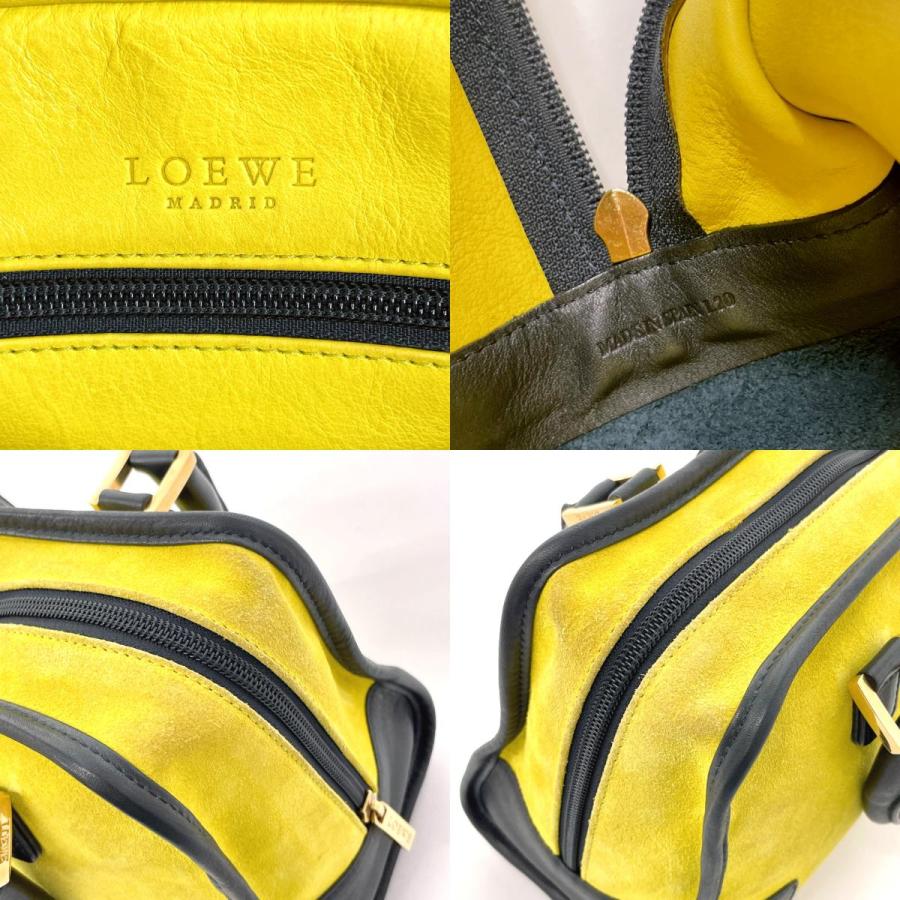 LOEWE（ロエベ） ハンドバッグ アマソナ 28 スウェード/レザー