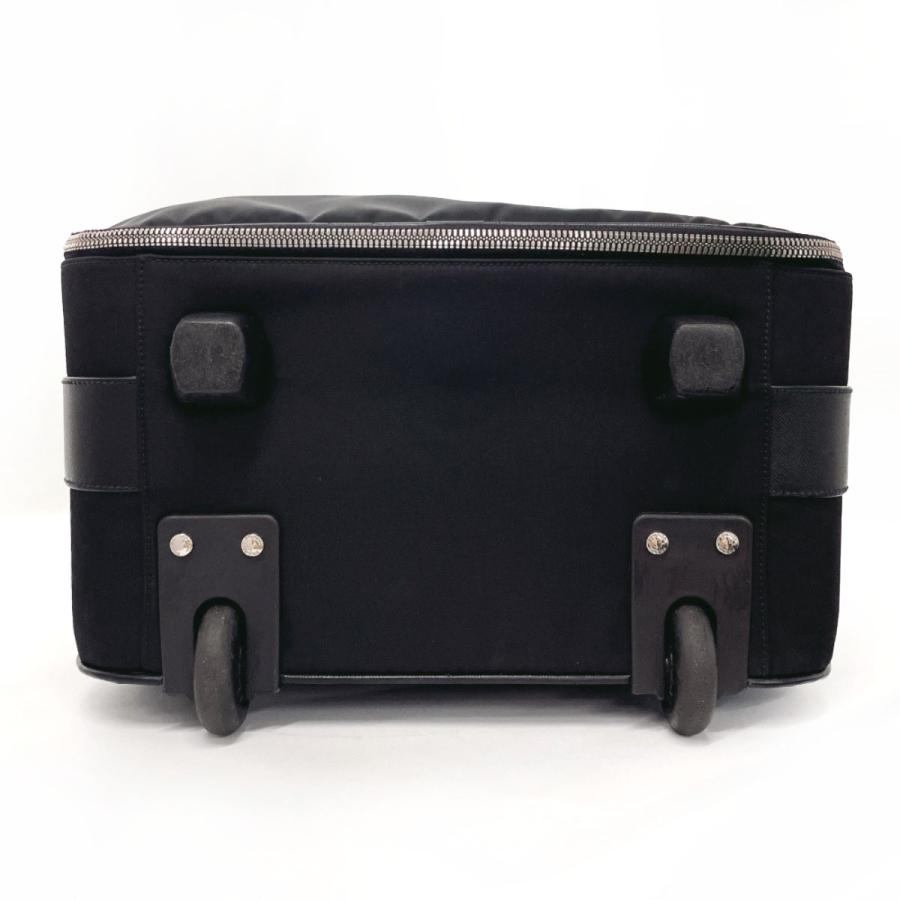 【PRADA】キャリーケース　旅行鞄　三角ロゴプレート　ナイロン　ブラック PRADA（プラダ） スーツケース キャリーケース トラベル 旅行 VV030M