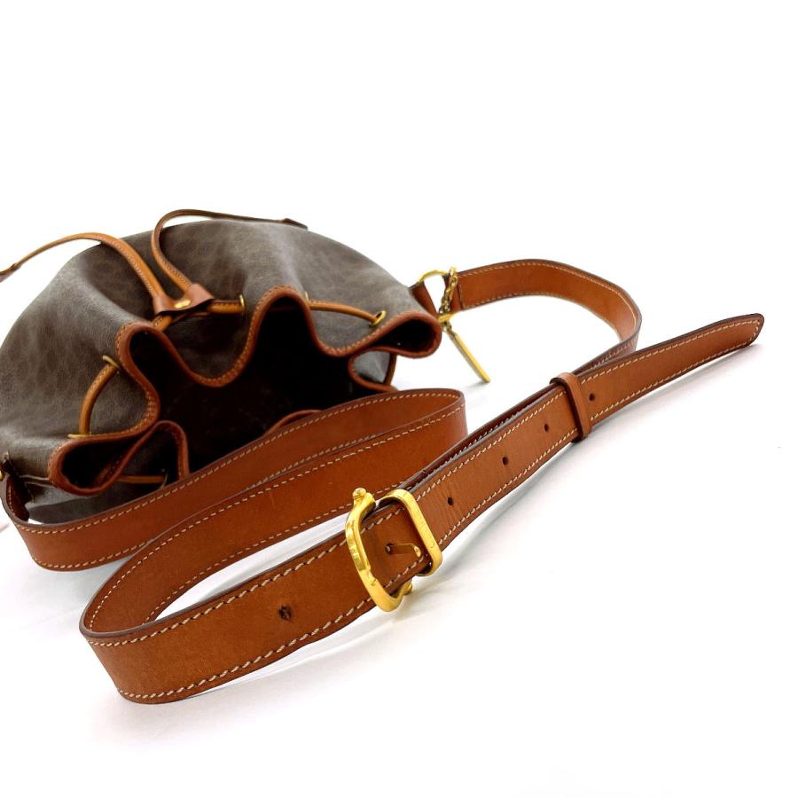 CELINE（セリーヌ） ショルダーバッグ マカダム 巾着 PVC/レザー