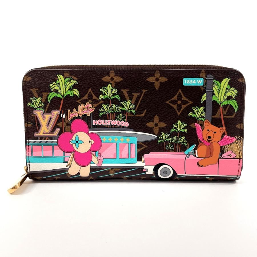 ルイヴィトン【現行　未使用に近い】モノグラム　フューシャ　ジッピーウォレット ルイヴィトン【現行 未使用に近い】モノグラム フューシャ ジッピー