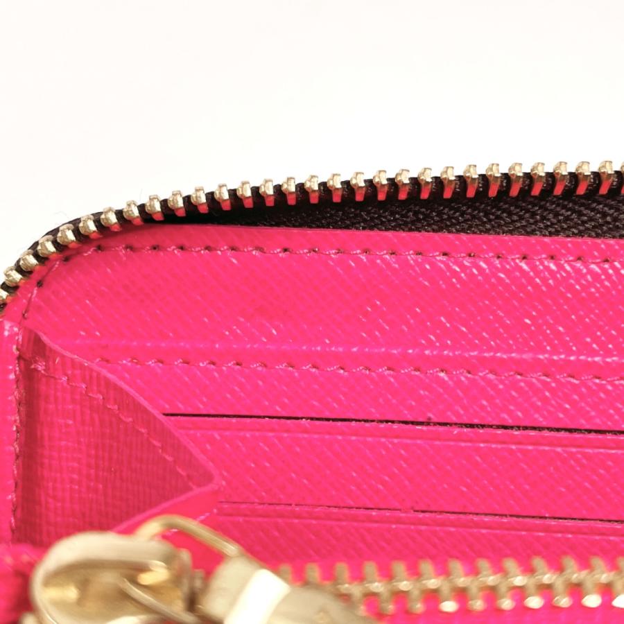 ルイヴィトン【現行　未使用に近い】モノグラム　フューシャ　ジッピーウォレット LOUIS VUITTON（ルイ・ヴィトン） 長財布 M80857 ジッピー ウォレット