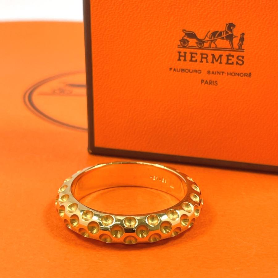 HERMES（エルメス） スカーフリング メタル ゴールド ペンダントトップ