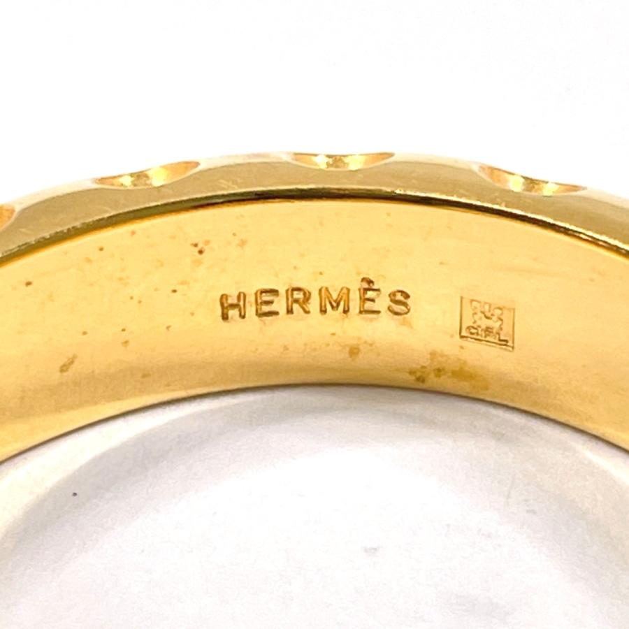 HERMES（エルメス） スカーフリング メタル ゴールド ペンダントトップ