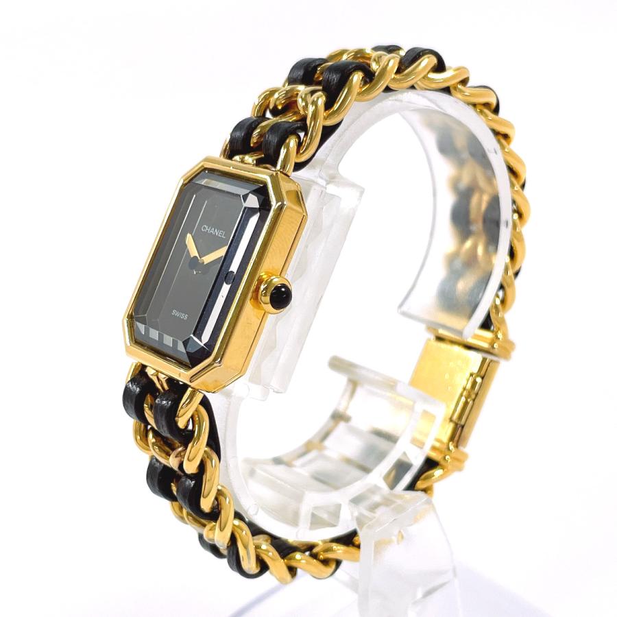 CHANEL（シャネル） 腕時計 H0001 プルミエール L GP/レザー ゴールド 