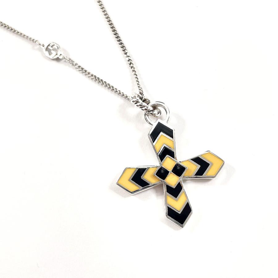GUCCI（グッチ） ネックレス ペンダント クロス GG シルバー925