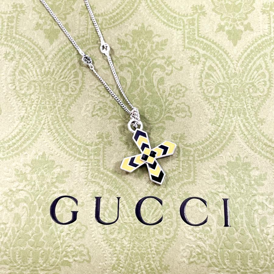 GUCCI（グッチ） ネックレス ペンダント クロス GG シルバー925