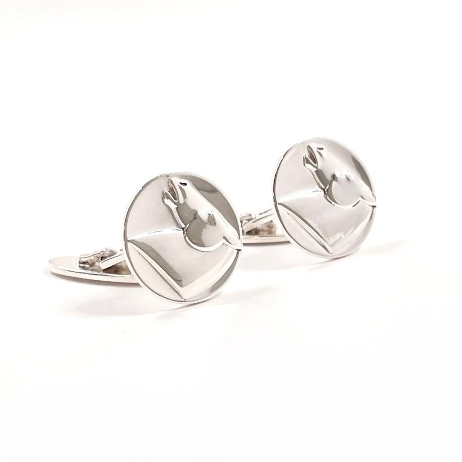美品 ジョージジェンセン カフス カフリンクス ジョージジェンセン Georg Jensen カフス カフリンクス ホースモチーフ