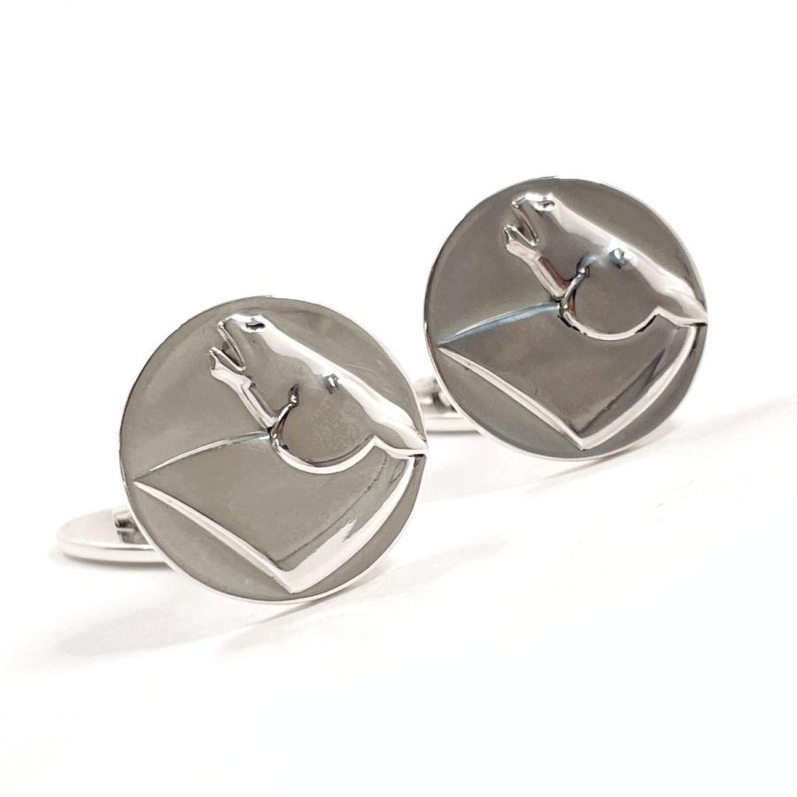 ジョージジェンセン Georg Jensen カフス カフリンクス ホースモチーフ