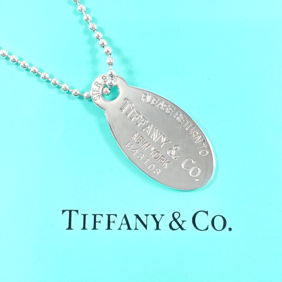 TIFFANY&Co.（ティファニー） ネックレス オーバル タグ リターントゥ