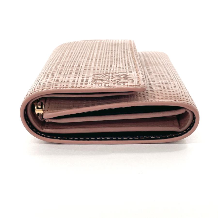 LOEWE ロエベ OEWE 三つ折り財布 コンパクトウォレット リネン LOEWE ロエベ OEWE 三つ折り財布 コンパクトウォレット リネン